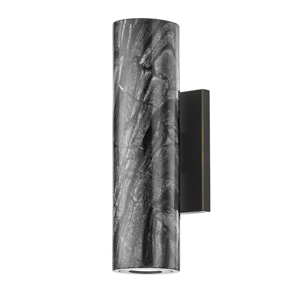 Predock Wall Light, Black/Brass - Andrew Martin