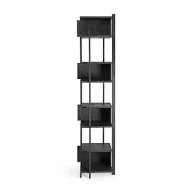 Ethnicraft Teak Abstract Black Column