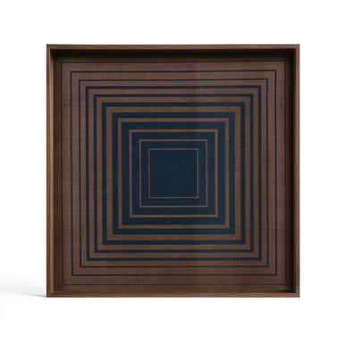 Ethnicraft Ink Square Glass Tray 38cm
