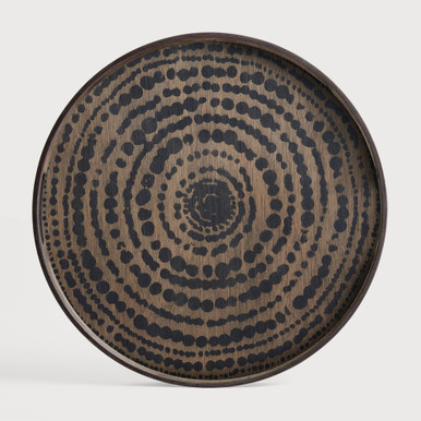 Ethnicraft Black Beads Tray 48cm
