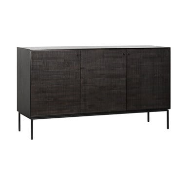 Ethnicraft Grooves Teak 3 Door Sideboard