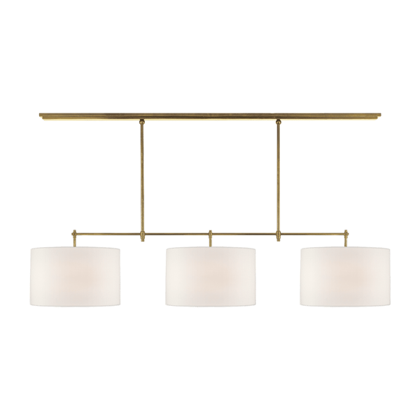 Bryant Pendant Brass, Ceiling Light, Large, Hand-Rubbed Antique Brass - Andrew Martin