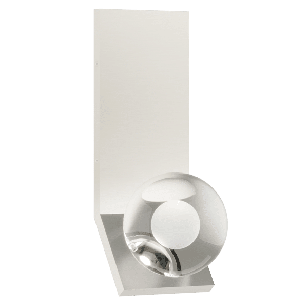 Mina Wall Light Nickel, Wall Light, Polished Nickel - Andrew Martin