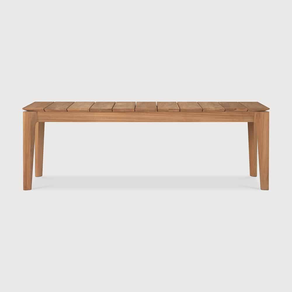 Teak Outdoor Bench Ethnicraft Bok small 137x35x46cm no cushion