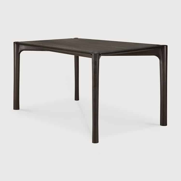 Ethnicraft PI Nordic Dining Table Varnished Teak width 140 depth 80 height 76cm