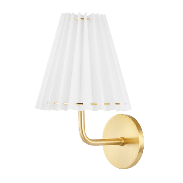 Demi Wall Light Brass, Wall Light, Aged Brass - Andrew Martin
