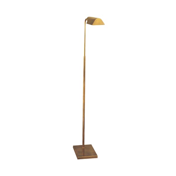 Studio Floor Lamp Brass, Floor Lamp, Hand-Rubbed Antique Brass - Andrew Martin