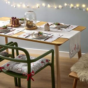 Catherine Lansfield Christmas Gnomes Cotton Dining Place Mat 4 Pack | Bed Sava