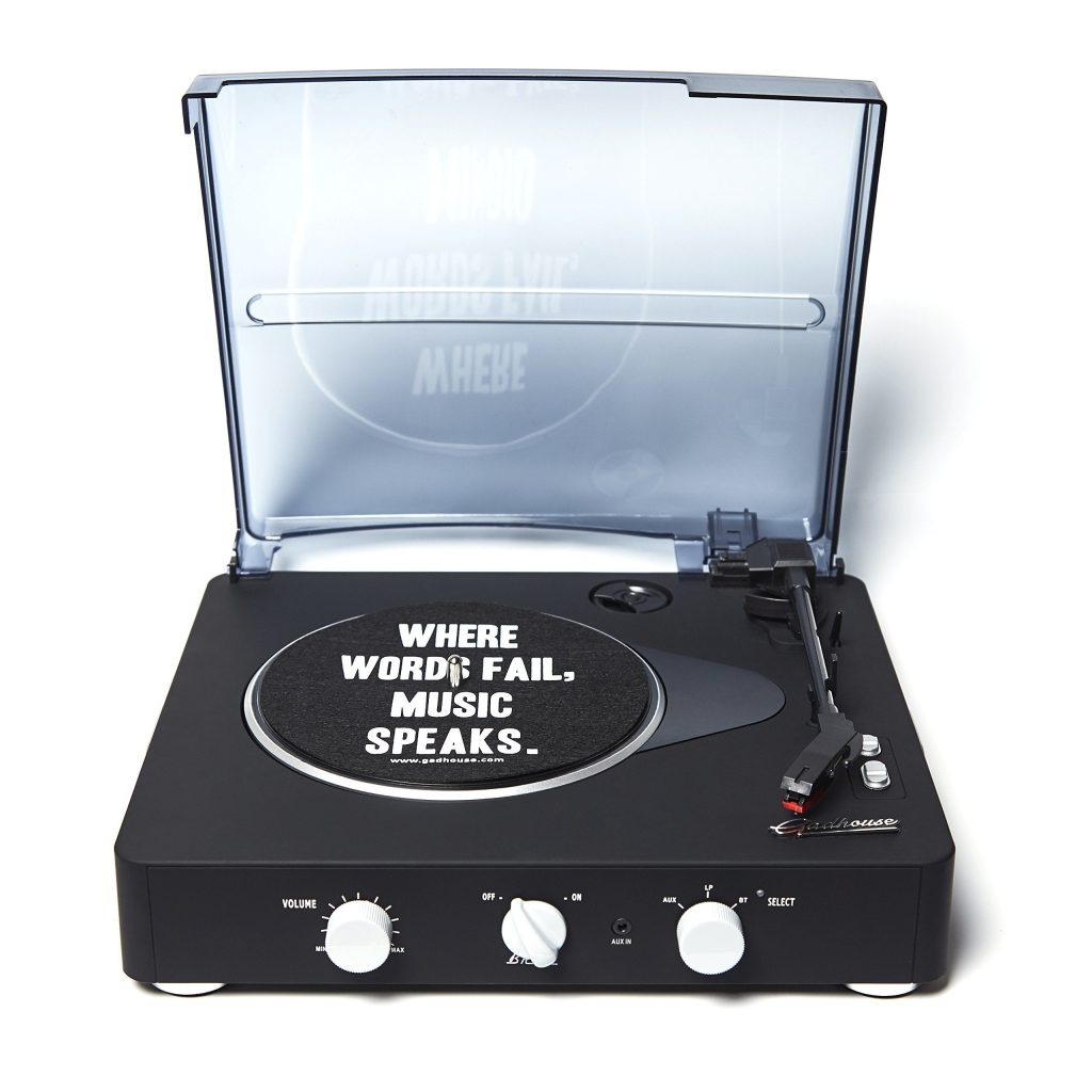 GADHOUSE Brad Black Edition (Wireless Streaming Turntable)
