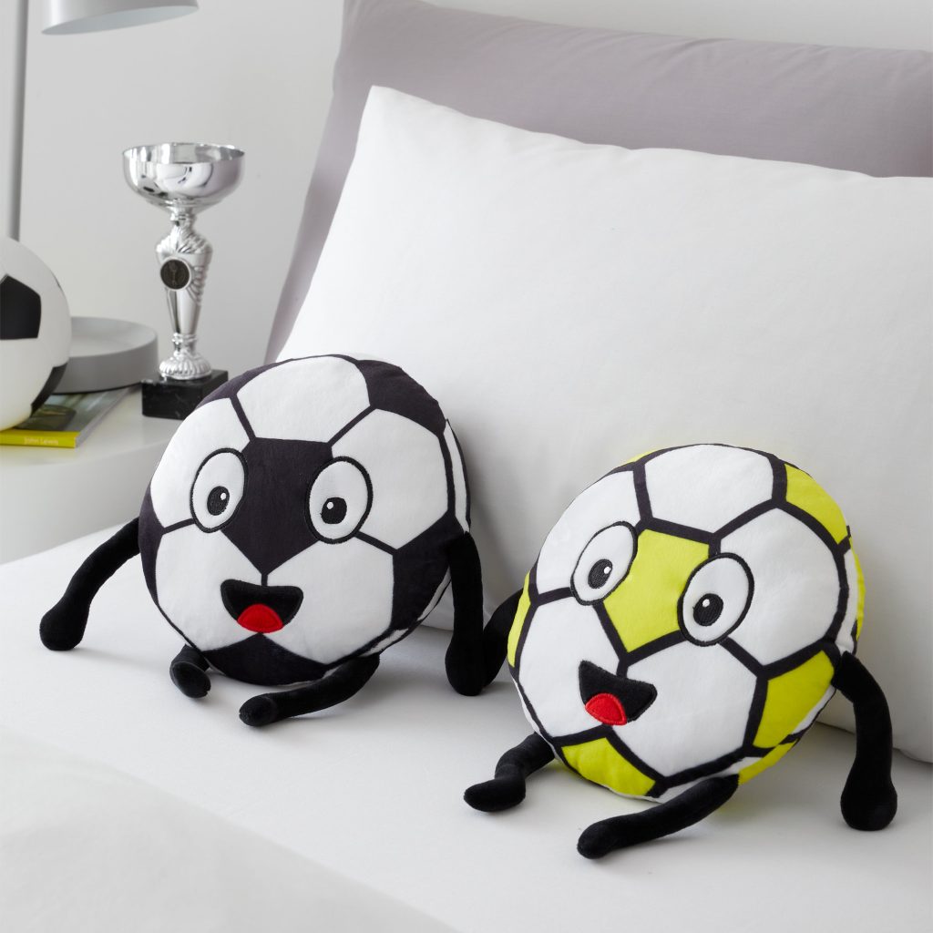 Catherine Lansfield Forever Together Football Magnetic Hands Cushions