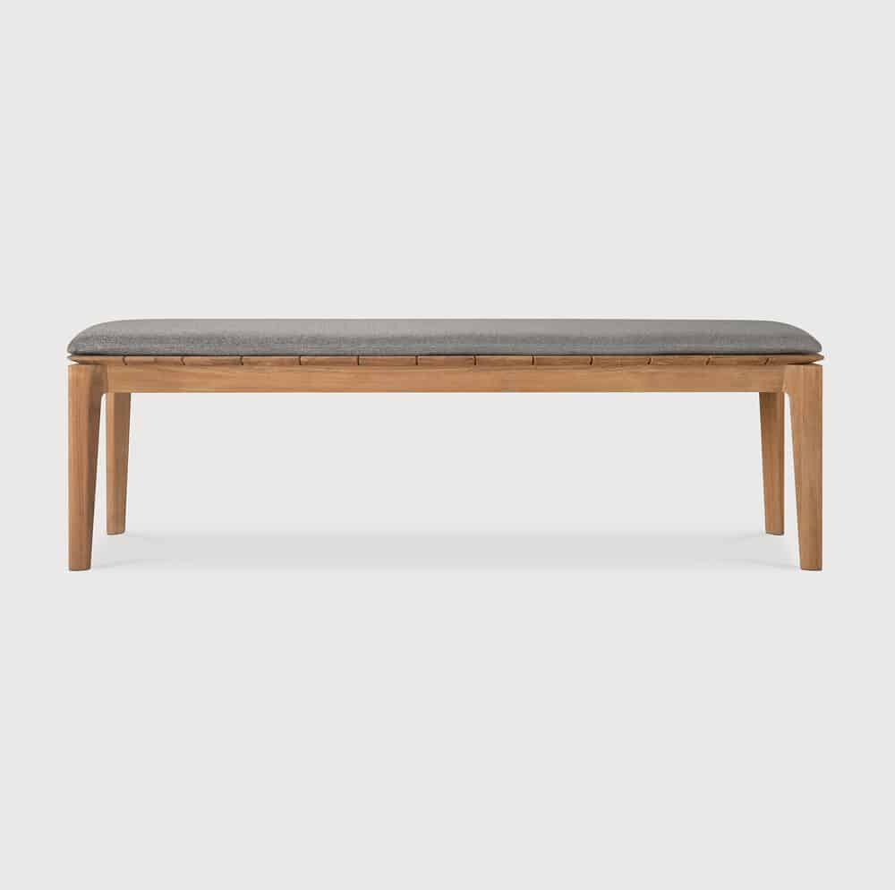 Teak Outdoor Bench Ethnicraft Bok medium 162x35x46cm mocha