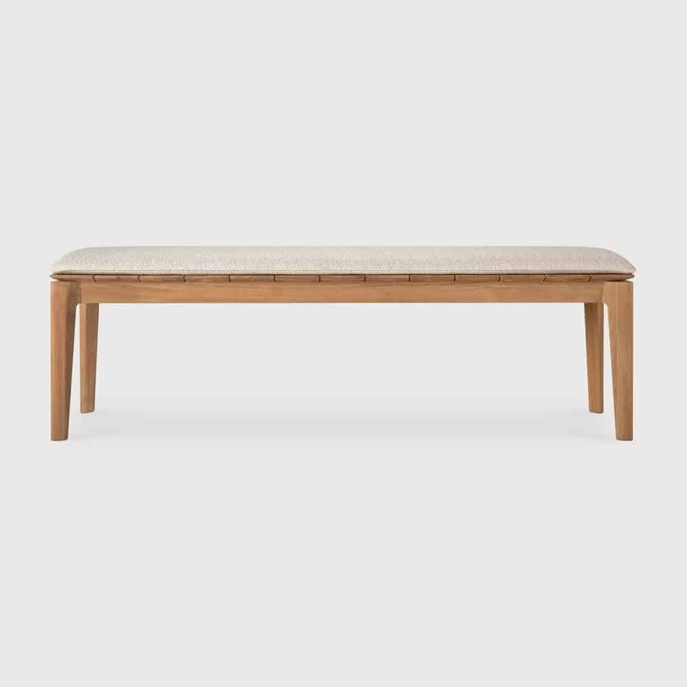 Teak Outdoor Bench Ethnicraft Bok small 137x35x46cm sandy beige