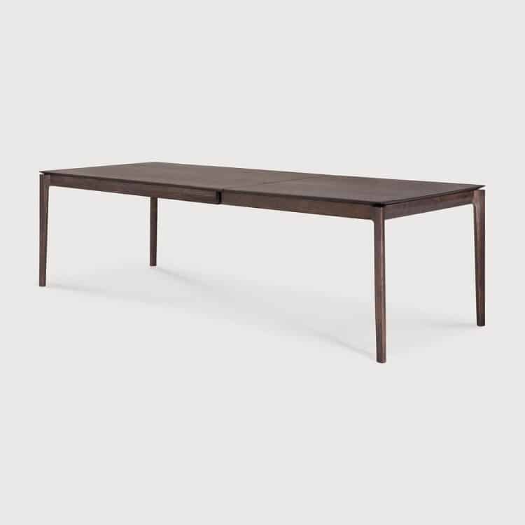 Ethnicraft Bok Dining Extending Table Brown 180/280 x 90 x 76