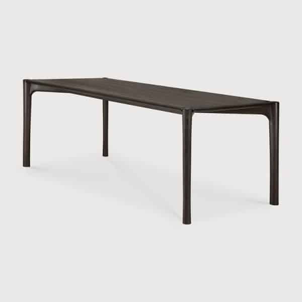 Ethnicraft PI Nordic Dining Table Varnished Teak width 220 depth 95 height 76 cm | Bed Sava