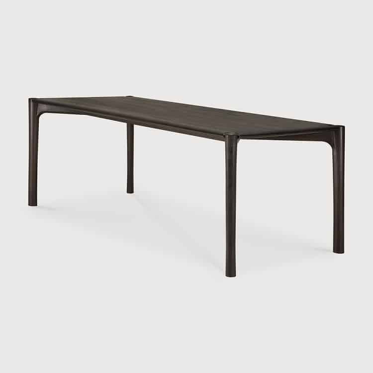 Ethnicraft PI Nordic Dining Table Varnished Teak width 220 depth 95 height 76 cm