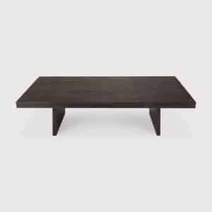 Ethnicraft Grooves Teak Coffee Table medium | Bed Sava