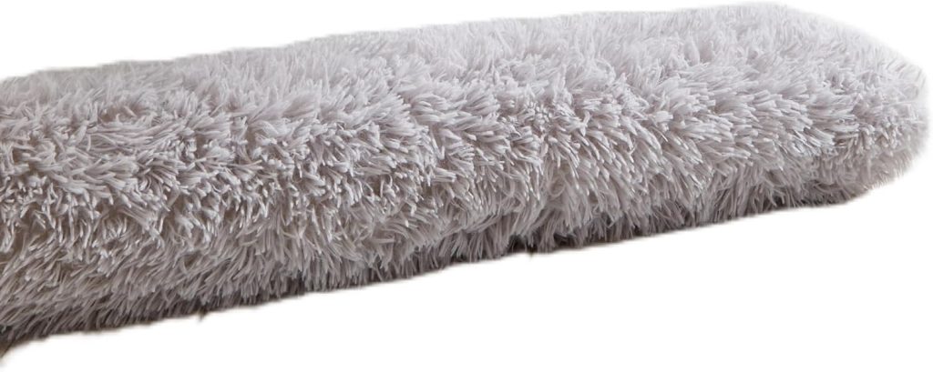 Catherine Lansfield Cuddly Deep Pile Faux Fur Door Draught Excluder