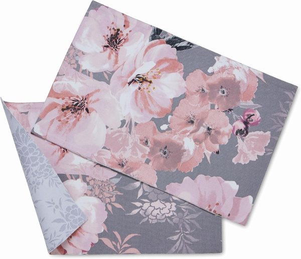 Catherine Lansfield Dramatic Floral Cotton Dining Placemat Pair | Bed Sava