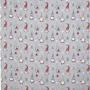 Catherine Lansfield Christmas Gnomes Cotton Kitchen Table Cloth | Bed Sava