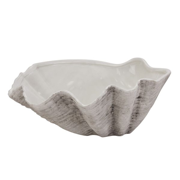 Large Ceramic Adele Shell Bowl | Bed Sava