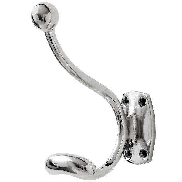 Single Hook Chrome Coat Hanger | Bed Sava