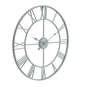 Grey Skeleton Wall Clock | Bed Sava