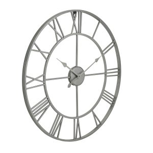 Silver Skeleton Wall Clock | Bed Sava
