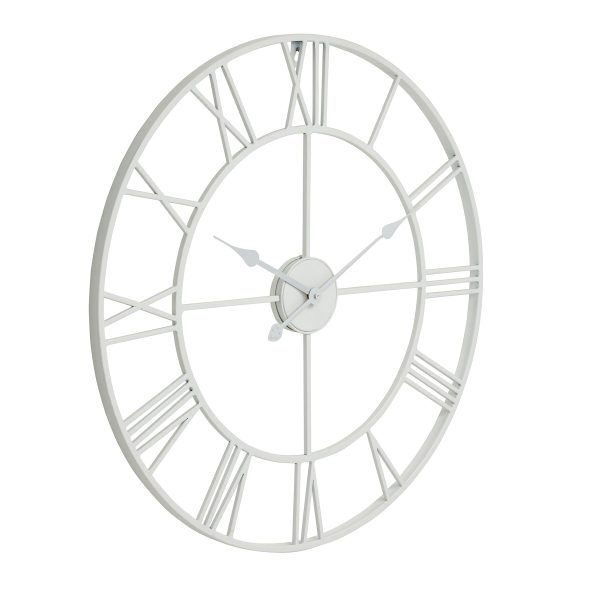 White Skeleton Wall Clock | Bed Sava