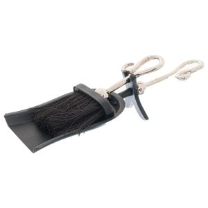 Chrome Crook Handled Hearth Tidy | Bed Sava