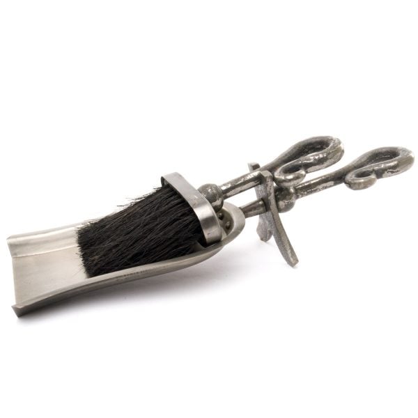 Antique Pewter Crook Handled Hearth Tidy | Bed Sava