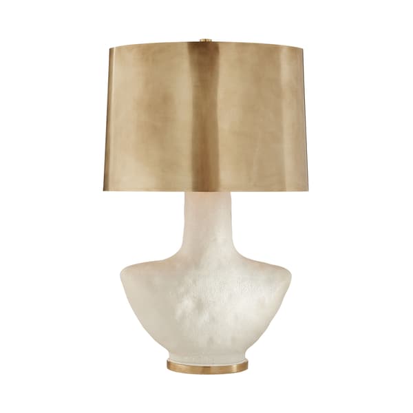 Armato Table Lamp Brass, Table Lamp, Brass/White - Andrew Martin