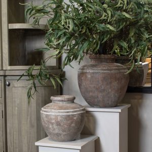 Siena Large Brown Water Pot | Bed Sava