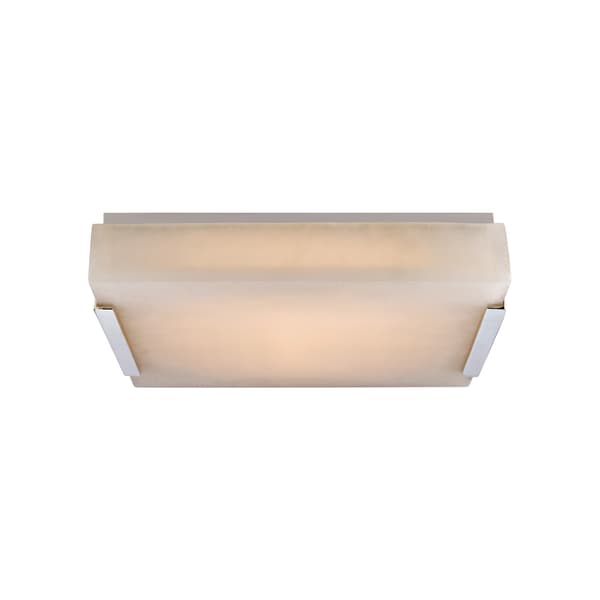 Covet Flush Nickel, Ceiling Light, Medium, Polished Nickel - Andrew Martin