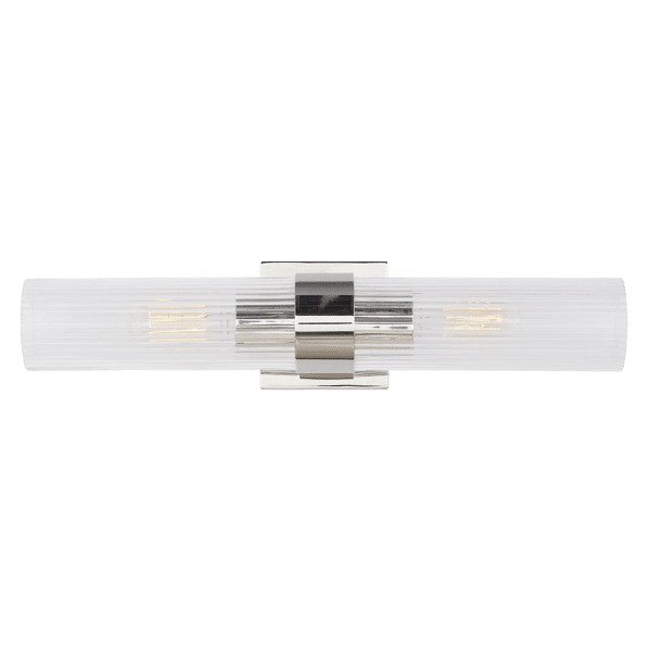 Geneva Wall Light Nickel, Wall Light, Polished Nickel - Andrew Martin