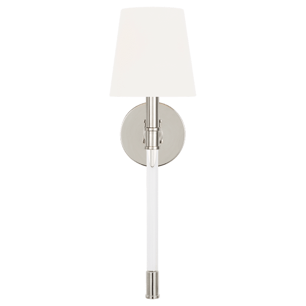 Hanover Wall Light Nickel, Wall Light, Polished Nickel - Andrew Martin