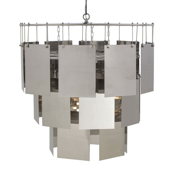 Marilyn Chandelier Steel, Pendant Light, Large - Andrew Martin Kelly Hoppen