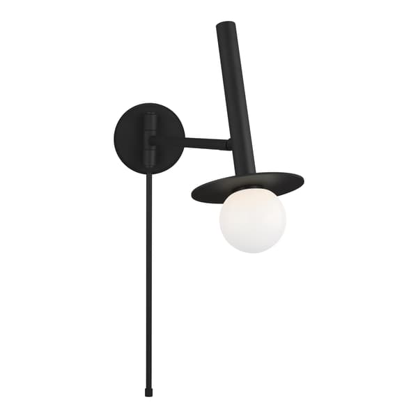 Nodes Pivot Wall Light Midnight Black, Wall Light - Andrew Martin