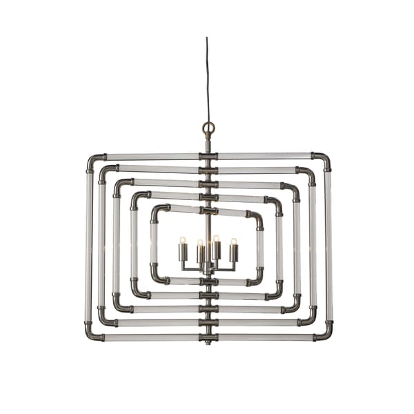 Stream Pendant Light, Acrylic/Nickel - Andrew Martin Kelly Hoppen