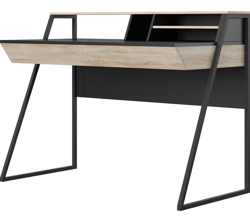 ALPHASON Salcombe AW3160 Desk - Black & Oak