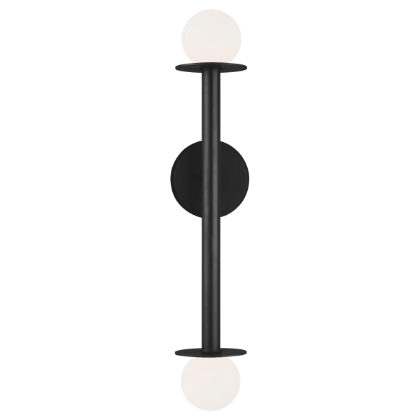 Nodes Double Wall Light Midnight Black, Wall Light - Andrew Martin