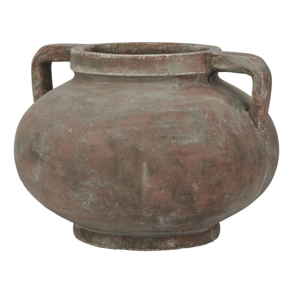 Siena Brown Large Pelike Pot | Bed Sava