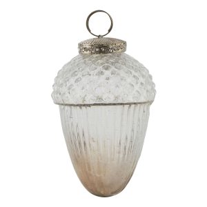 Coffee Ombre Collection Large Acorn Bauble | Bed Sava