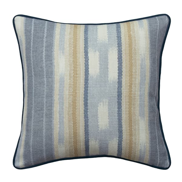 Argo Denim Outdoor, Hollowfibre, Cushion, 55cm x 55cm - Andrew Martin Stripe
