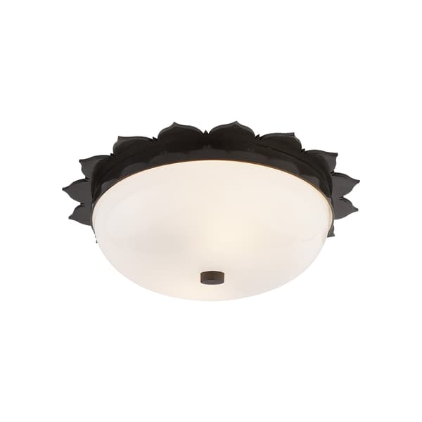 Rachel Flush Light Gunmetal, Ceiling Light, Gun Metal - Andrew Martin
