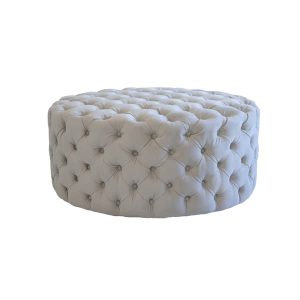Rondo Putty Stool  Andrew Martin Other Fabric | Bed Sava
