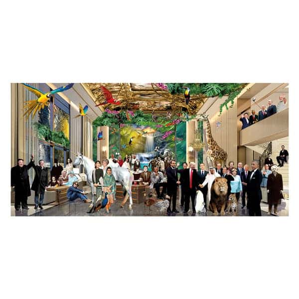 We Are The World Colour 250X120 - Plexiglass, 250cm x 120cm - Andrew Martin