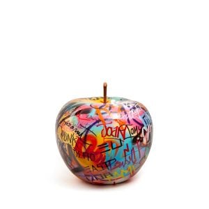 Apple Graffiti XS Fruits  Sculptures 12cm x 10cm  Andrew Martin | Bed Sava