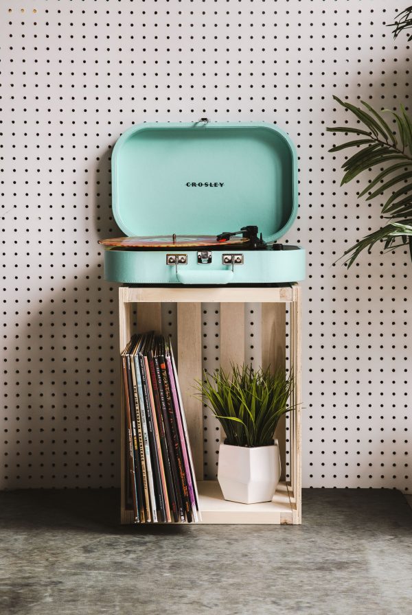 Crosley Discovery Portable Turntable Turquoise | Bed Sava