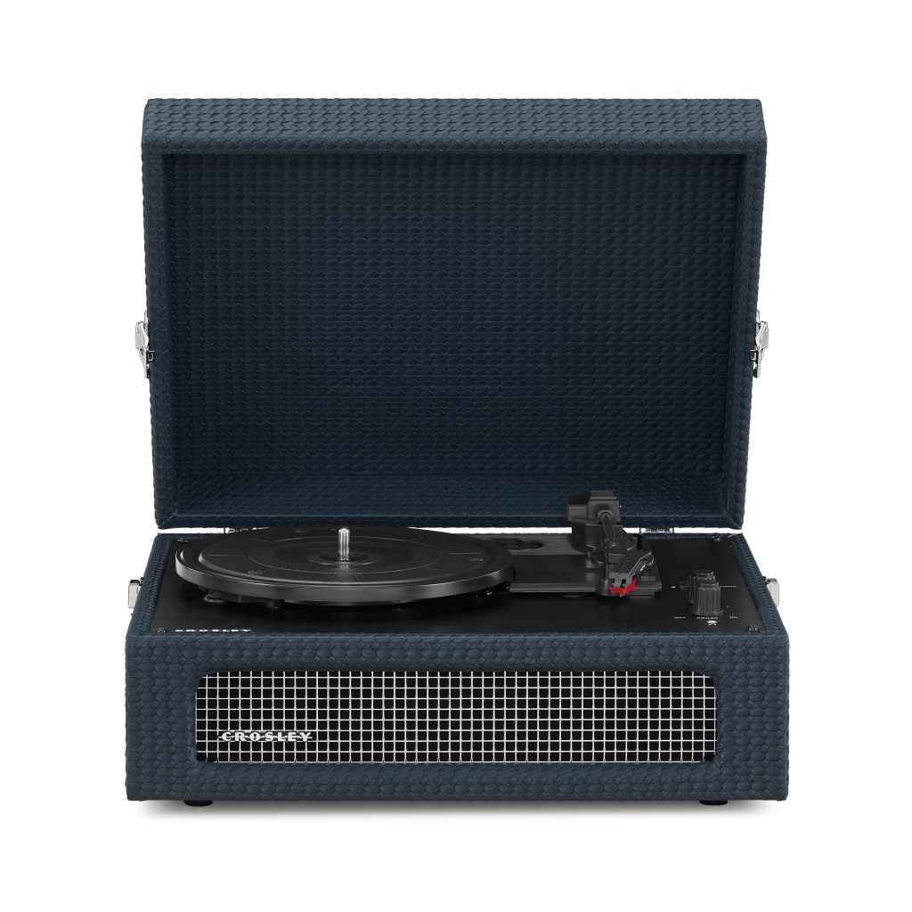 Crosley Voyager Portable Turntable (Navy Blue)