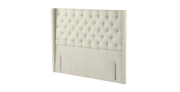 Harrison Spinks Classic Alcott Headboard  Mole Pebble King | Bed Sava